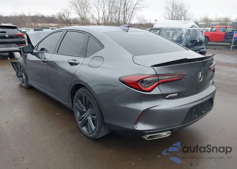2021 Acura Tlx A-Spec Package из США, поврежденный, VIN 19UUB6F52MA007048